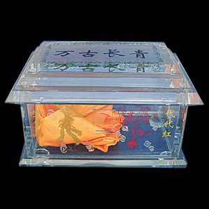 水晶骨灰盒